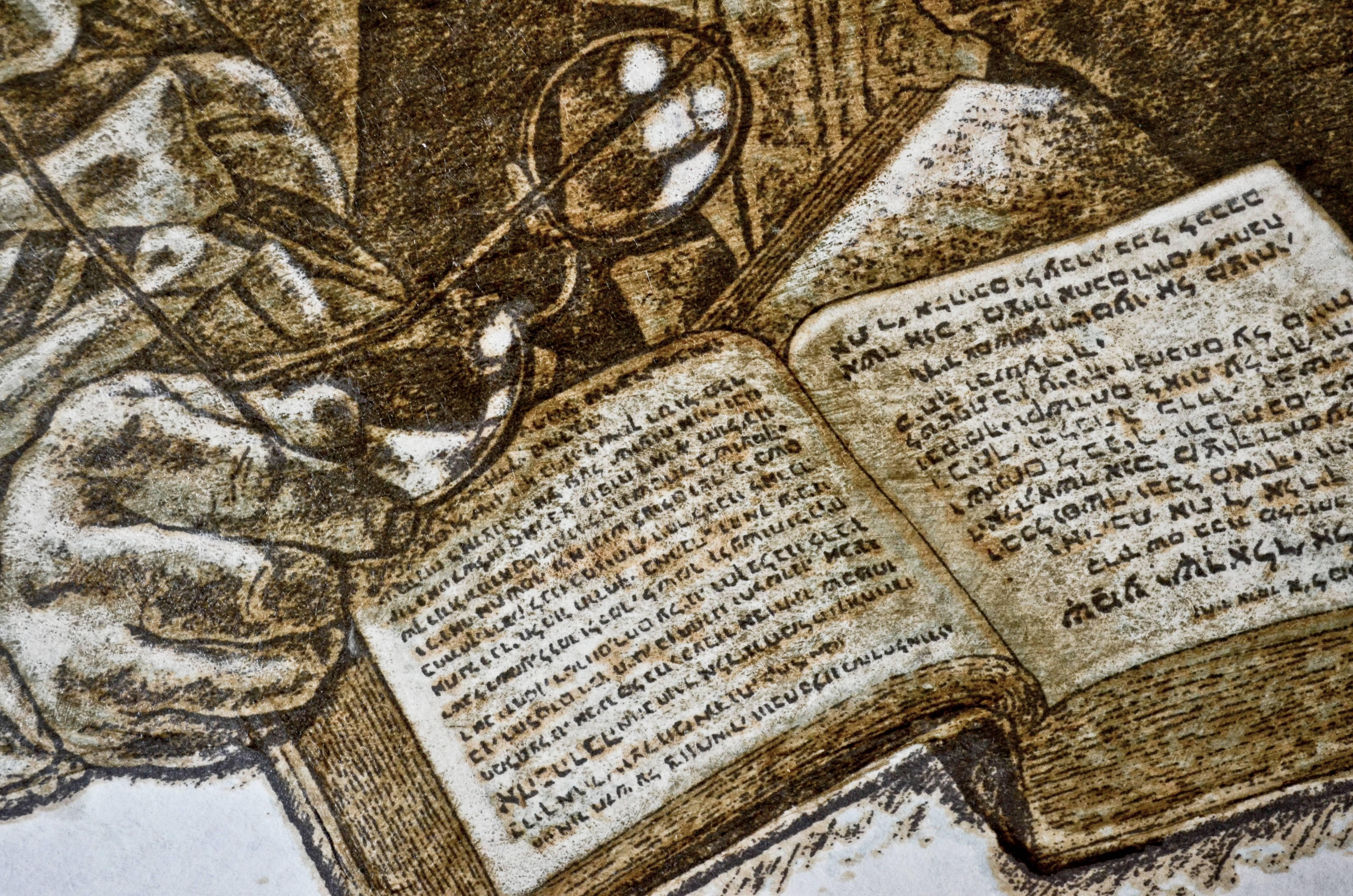 Serigrafía de Tema Religioso --La Garantía - Print de Juan Maldonado