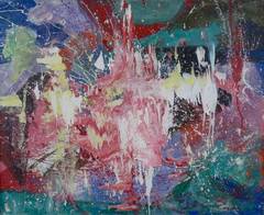 Untitled - Early abstract expressionist painting