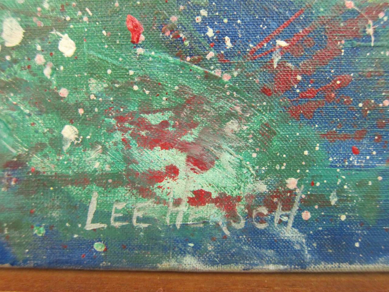 Untitled  - Early abstract expressionist painting - Abstract Expressionist Painting by Lee Hersch