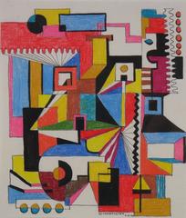 Bauhaus style abstract by William Fredericksen