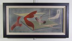 American modernist painting of biomorphic forms