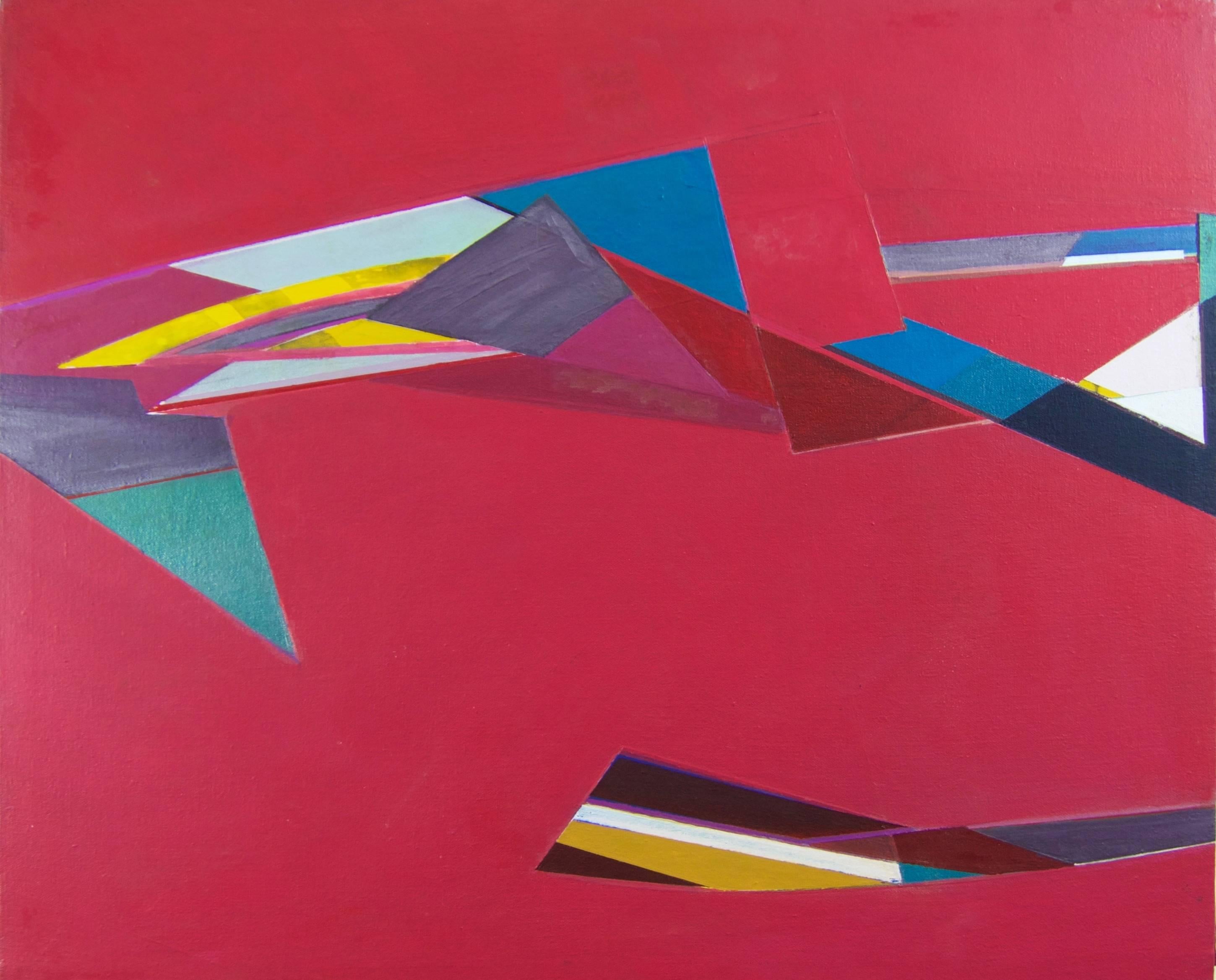 Howard Eige Abstract Painting - Hard edge abstract painting