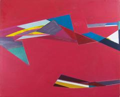 Hard edge abstract painting