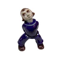 Modernistische Keramikskulptur eines Jungen