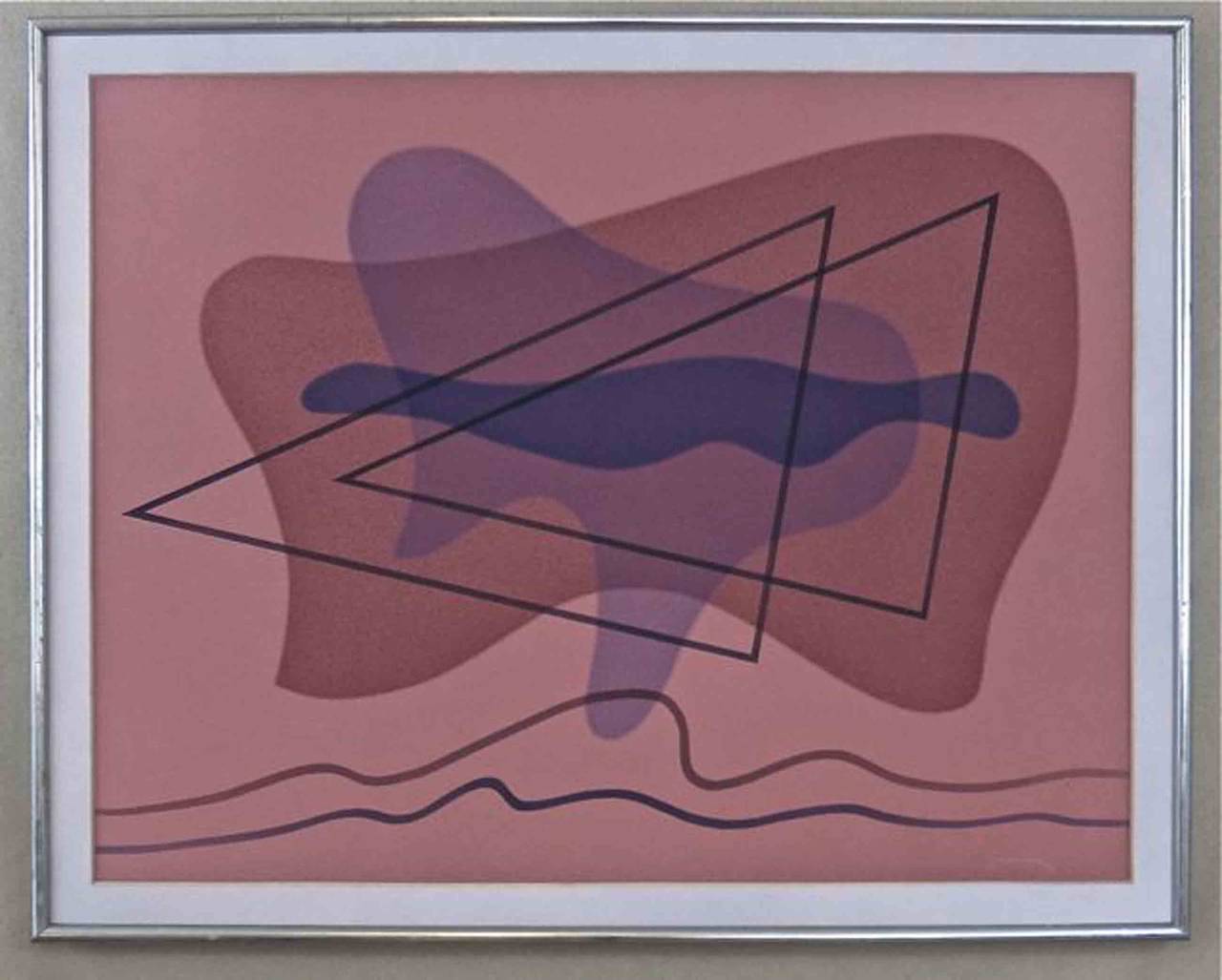 Non-objective abstract painting by Raymond Jonson For Sale 1