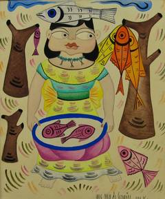 Vintage Pescadera (Woman Fish Vendor)