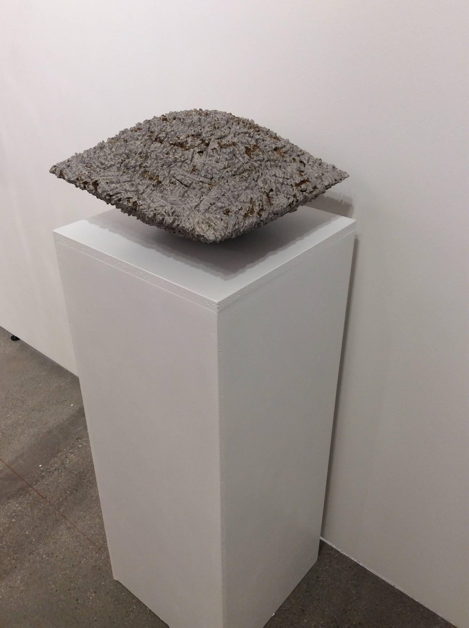 Dieter Kränzlein Abstract Sculpture - Untitled (Limestone Pillow)