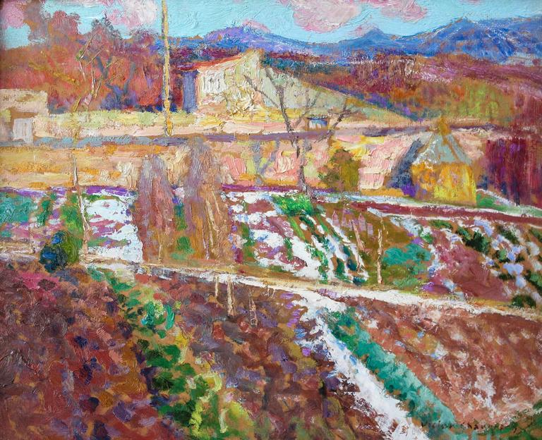 Victor Charreton Le Jardin, Painting For Sale at 1stdibs