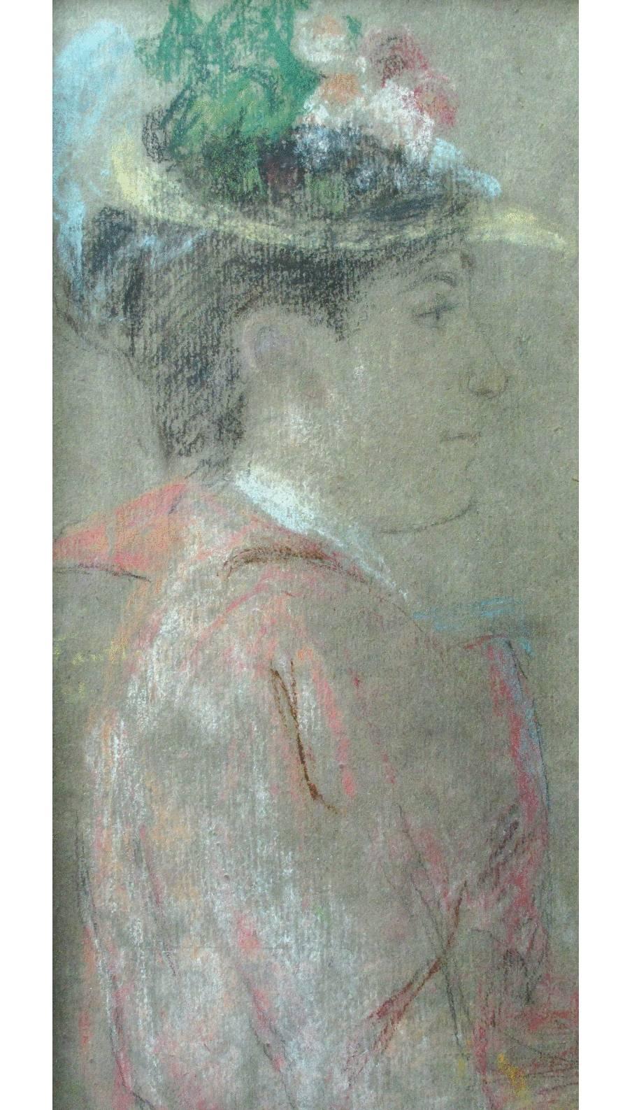 Henri Fantin-Latour Figurative Art - Portrait of Mrs Craigie - The Novelist John Oliver Hobbes
