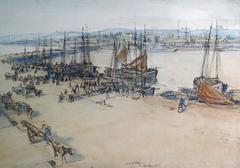 Boulogne Harbour - Troops Loading 1915 1