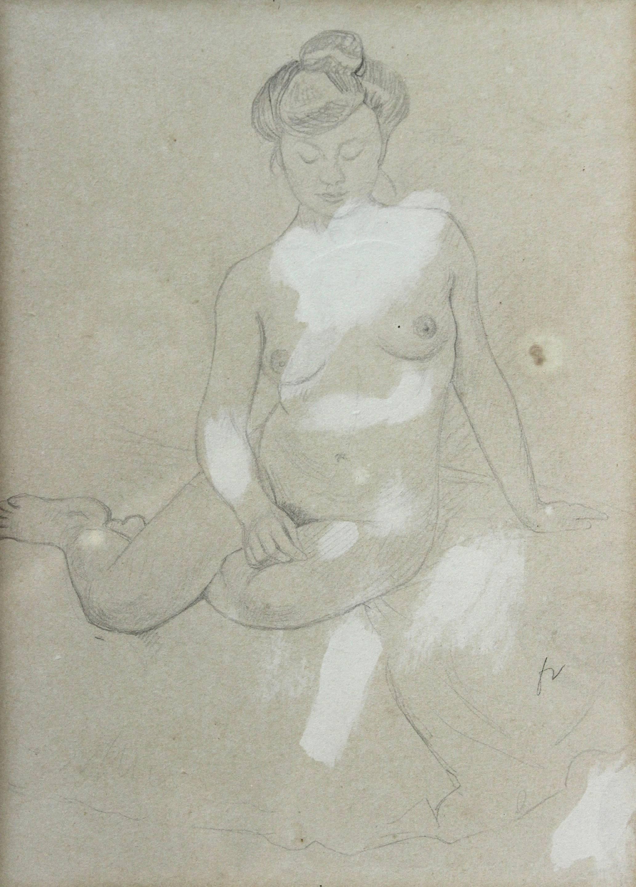 Nude - Art by Félix Vallotton