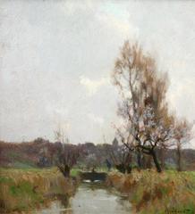 Fishing on the River - Autumn