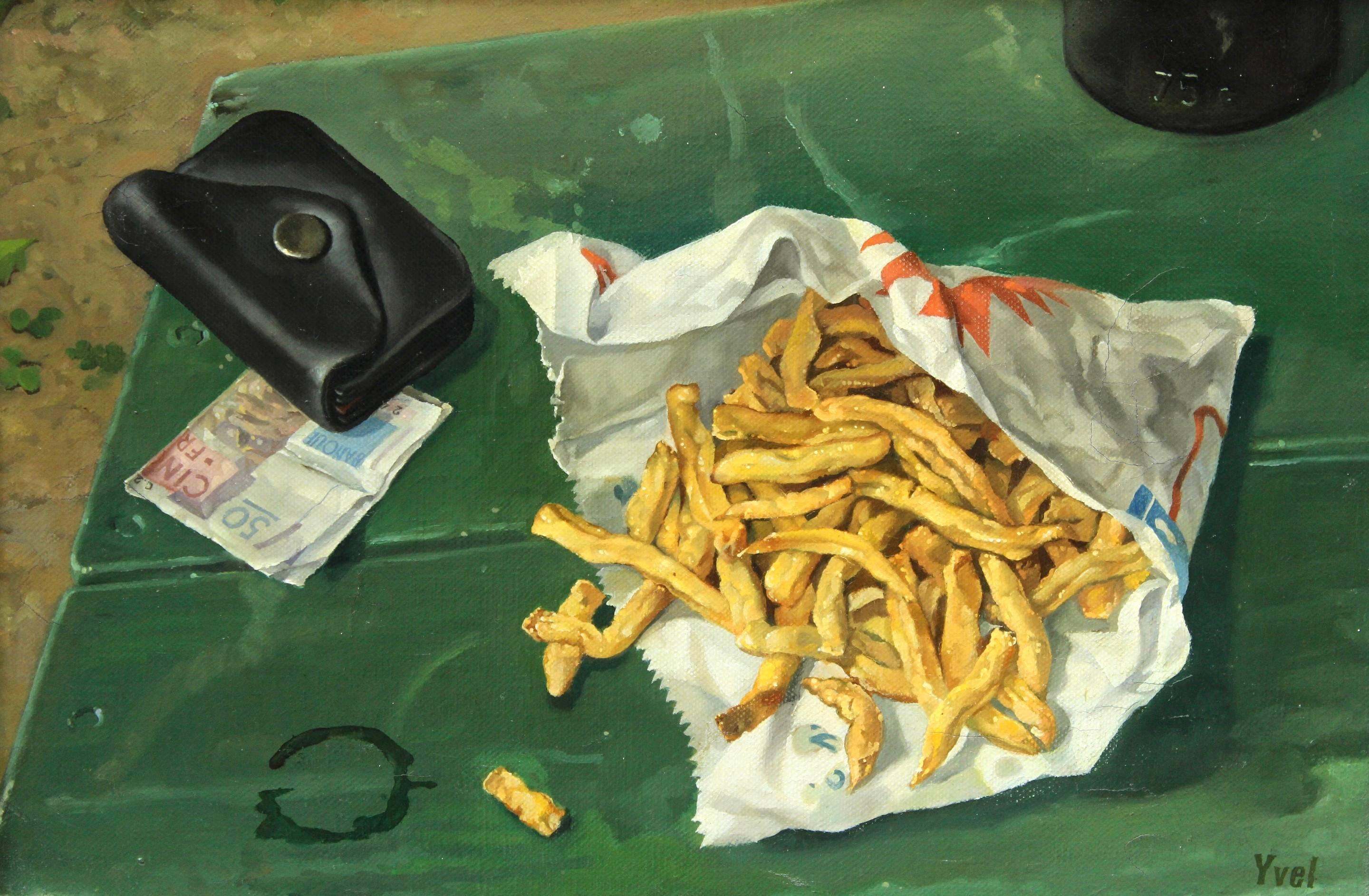 Unknown Still-Life Painting - Frites