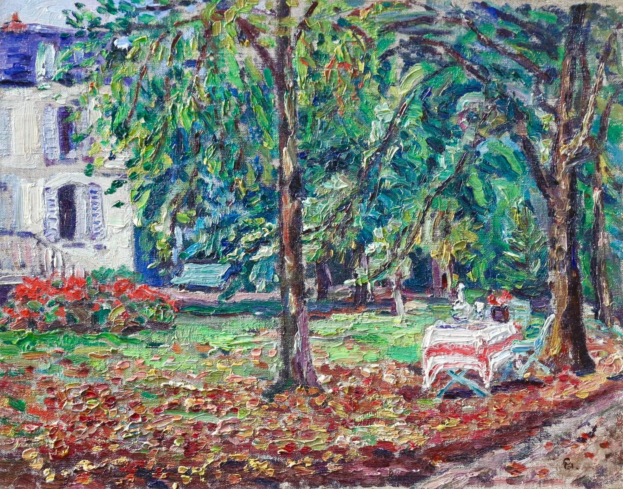 Gabriele Münter Landscape Painting - Le Jardin St Cloud