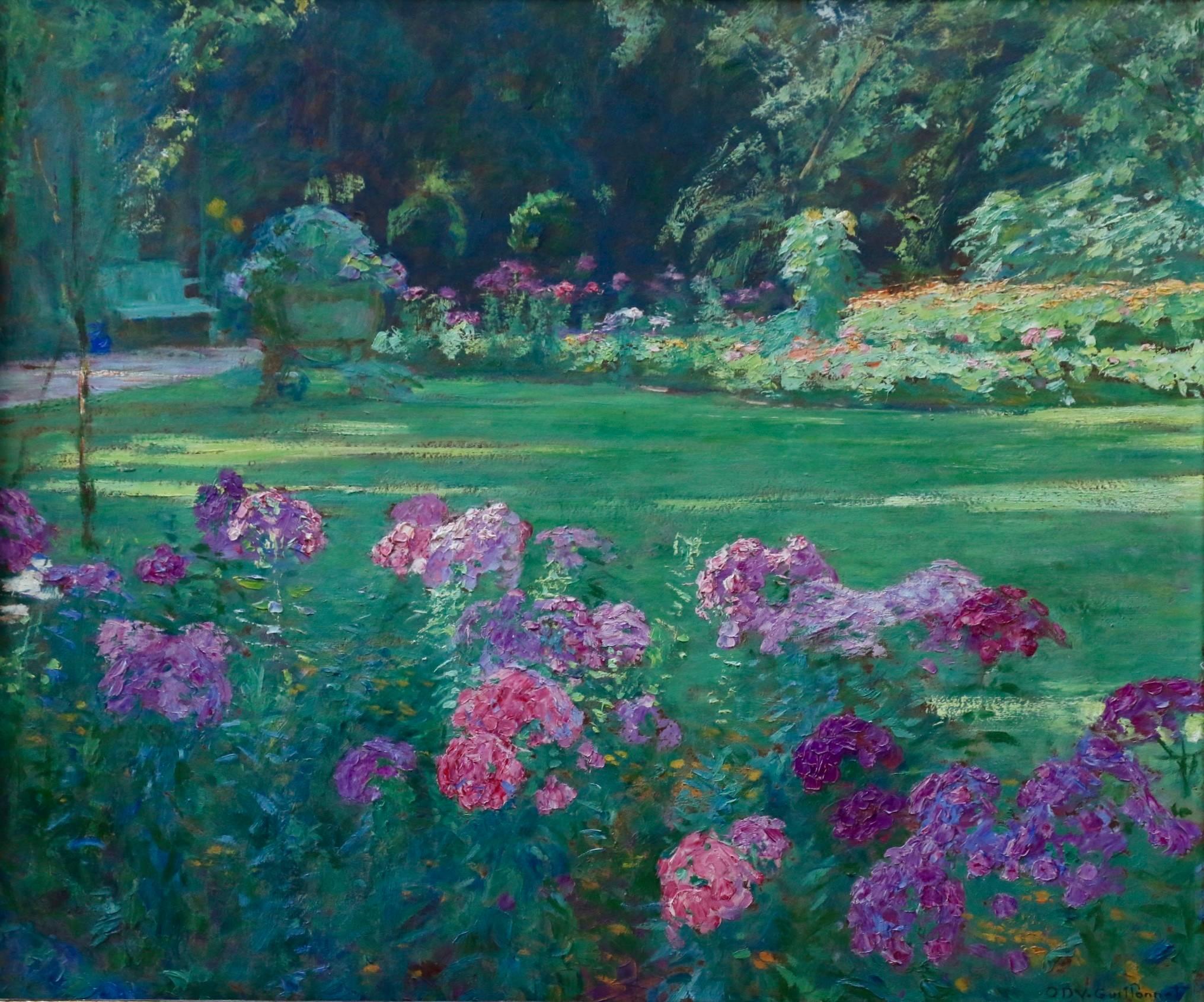 Octave Guillonnet Landscape Painting - The Garden