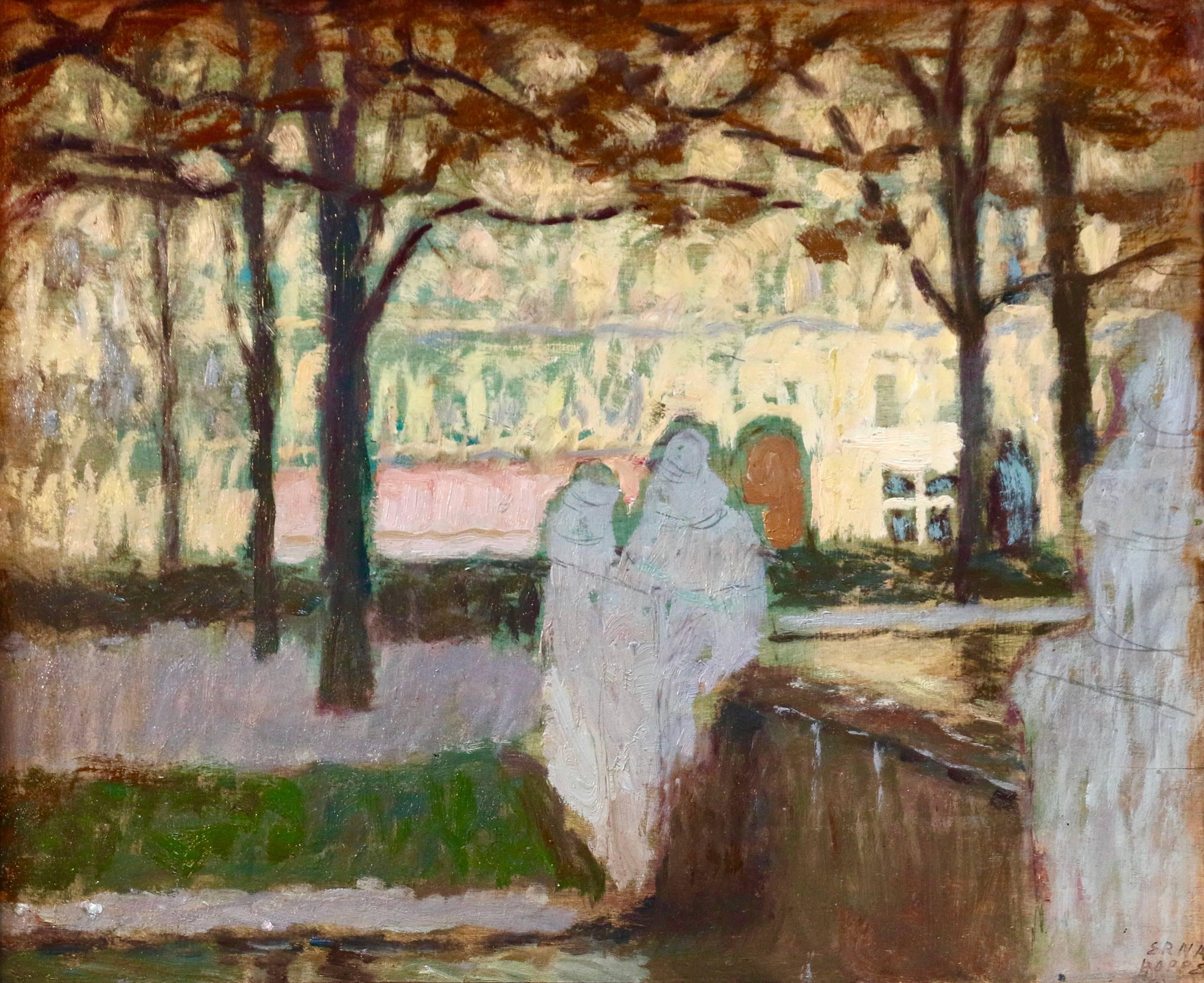 Erna Hoppe Kinross Landscape Painting - Avenue de L'Observatoire