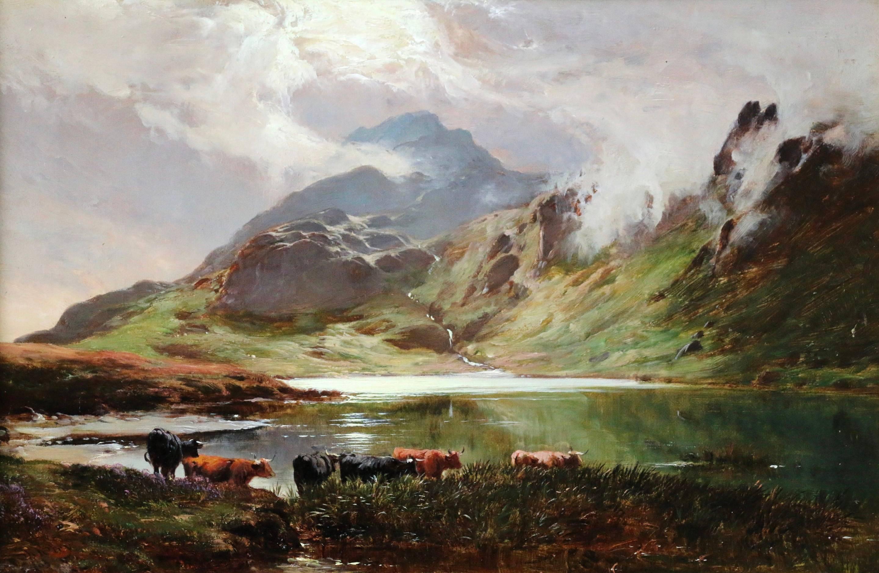 Sidney Richard Percy Landscape Painting - Stickle Tarn