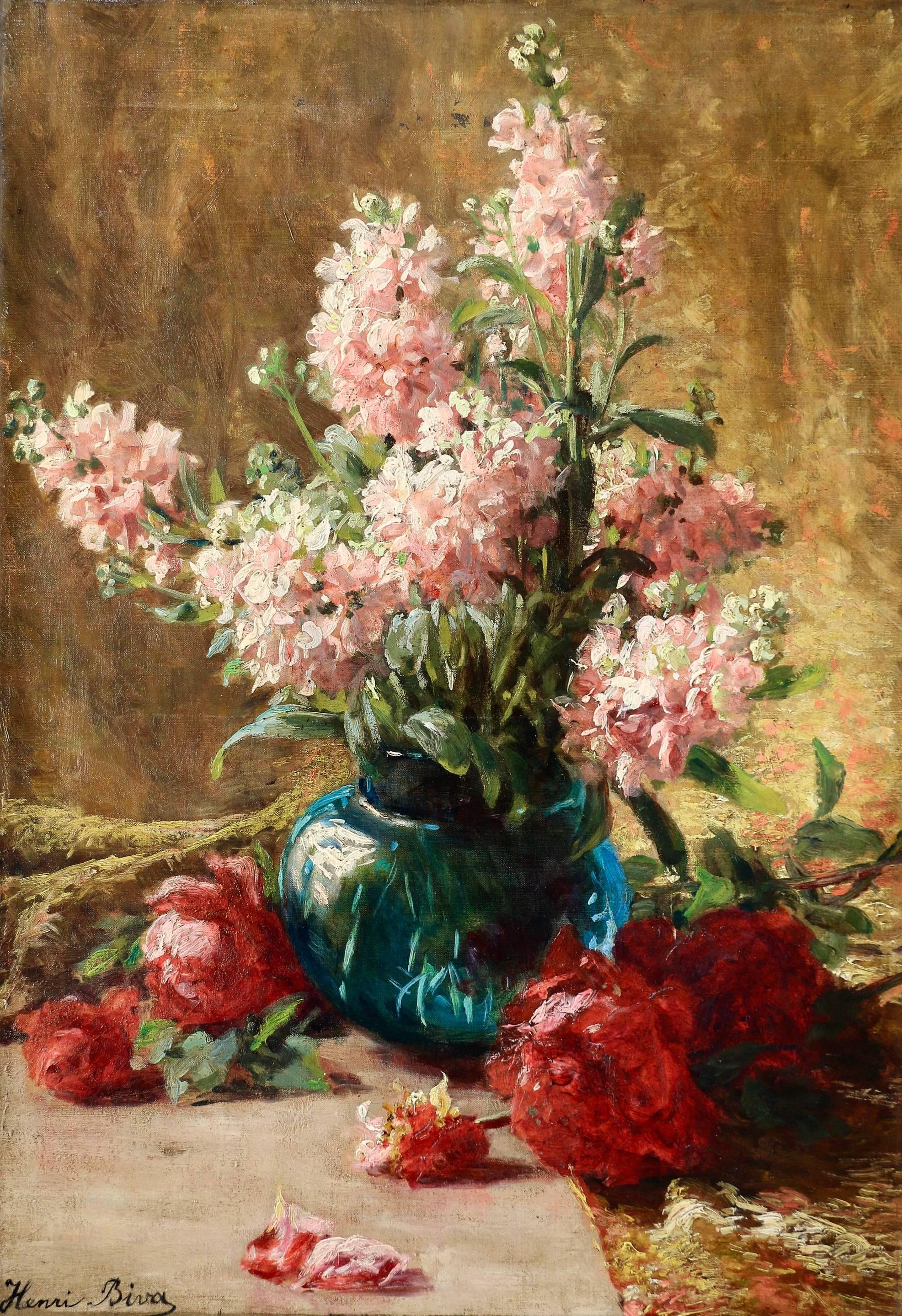 Henri Biva Interior Painting - Flowers