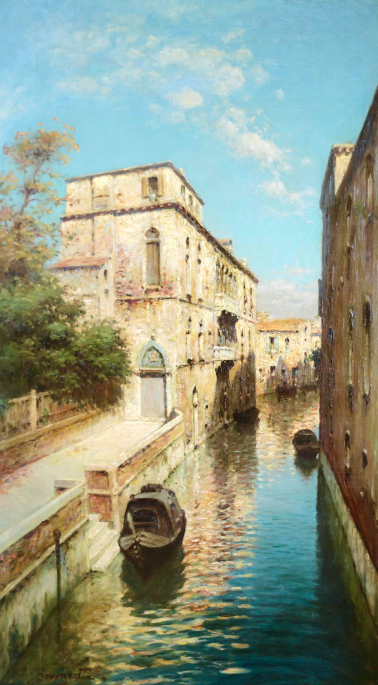 Antoine Bouvard (Marc Aldine) Landscape Painting - Venice