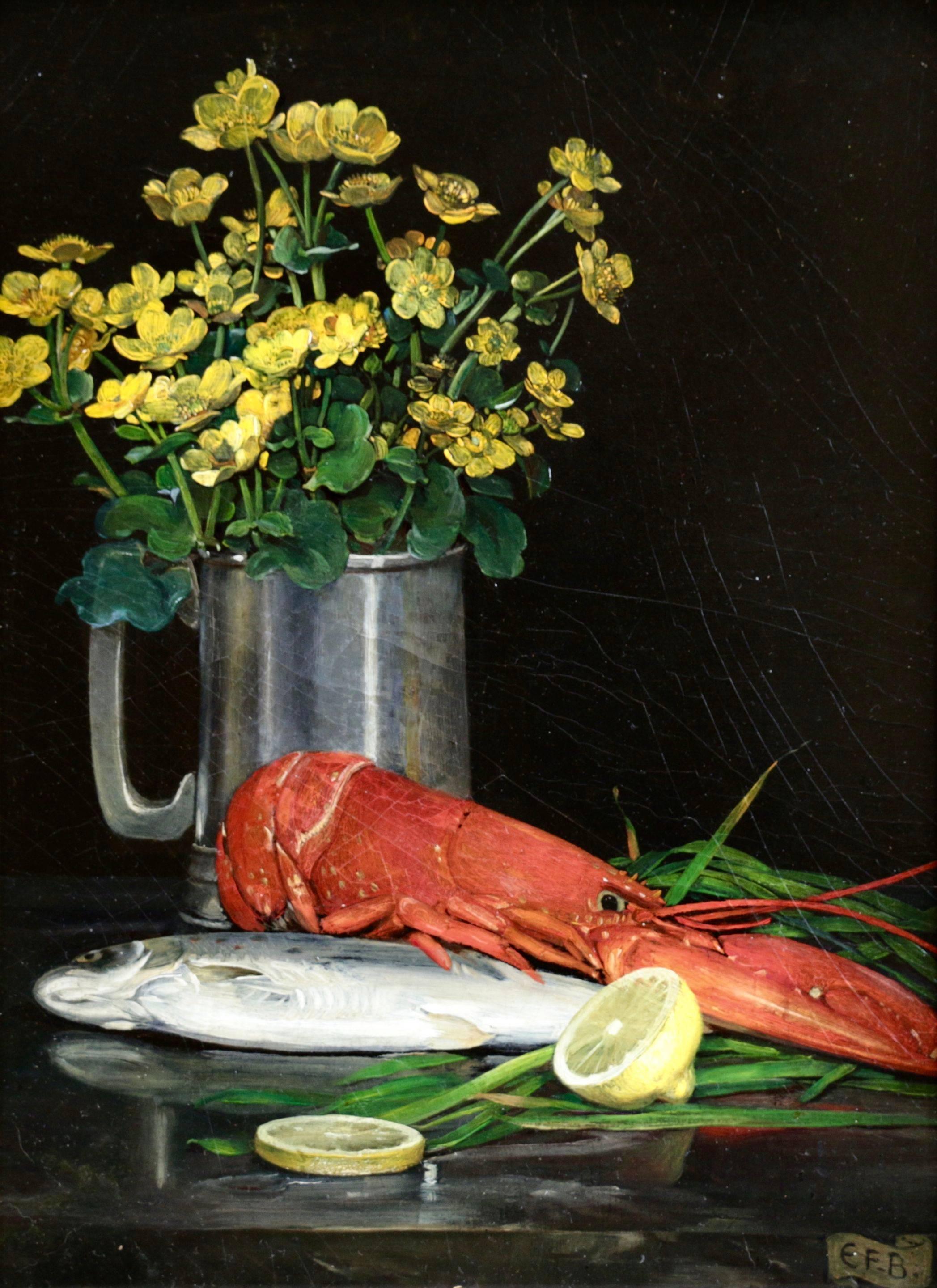 Unknown Still-Life Painting - The Lobster