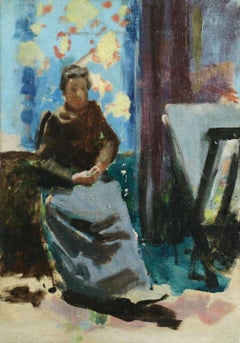 Lady in the Artist's Studio