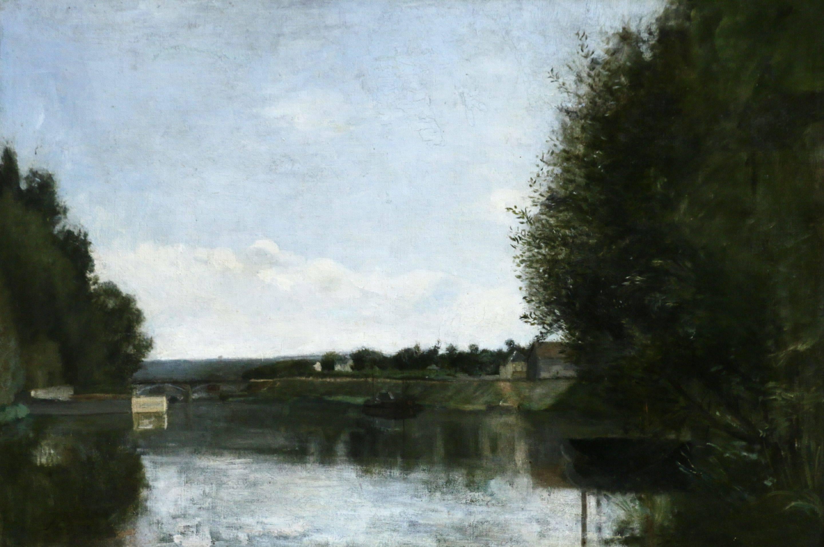 Stanislas Victor Édouard Lépine Landscape Painting - The Seine