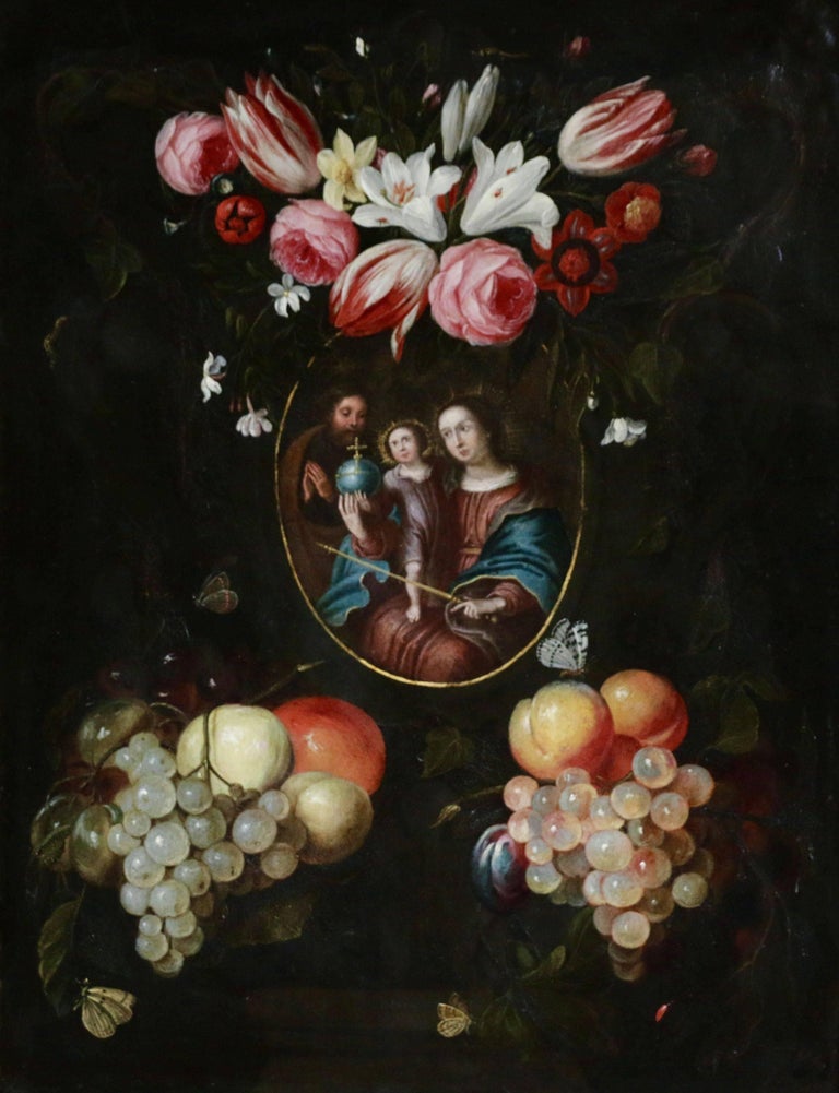 Jan Pauwel Gillemans The Younger Portrait Painting - The Holy Family