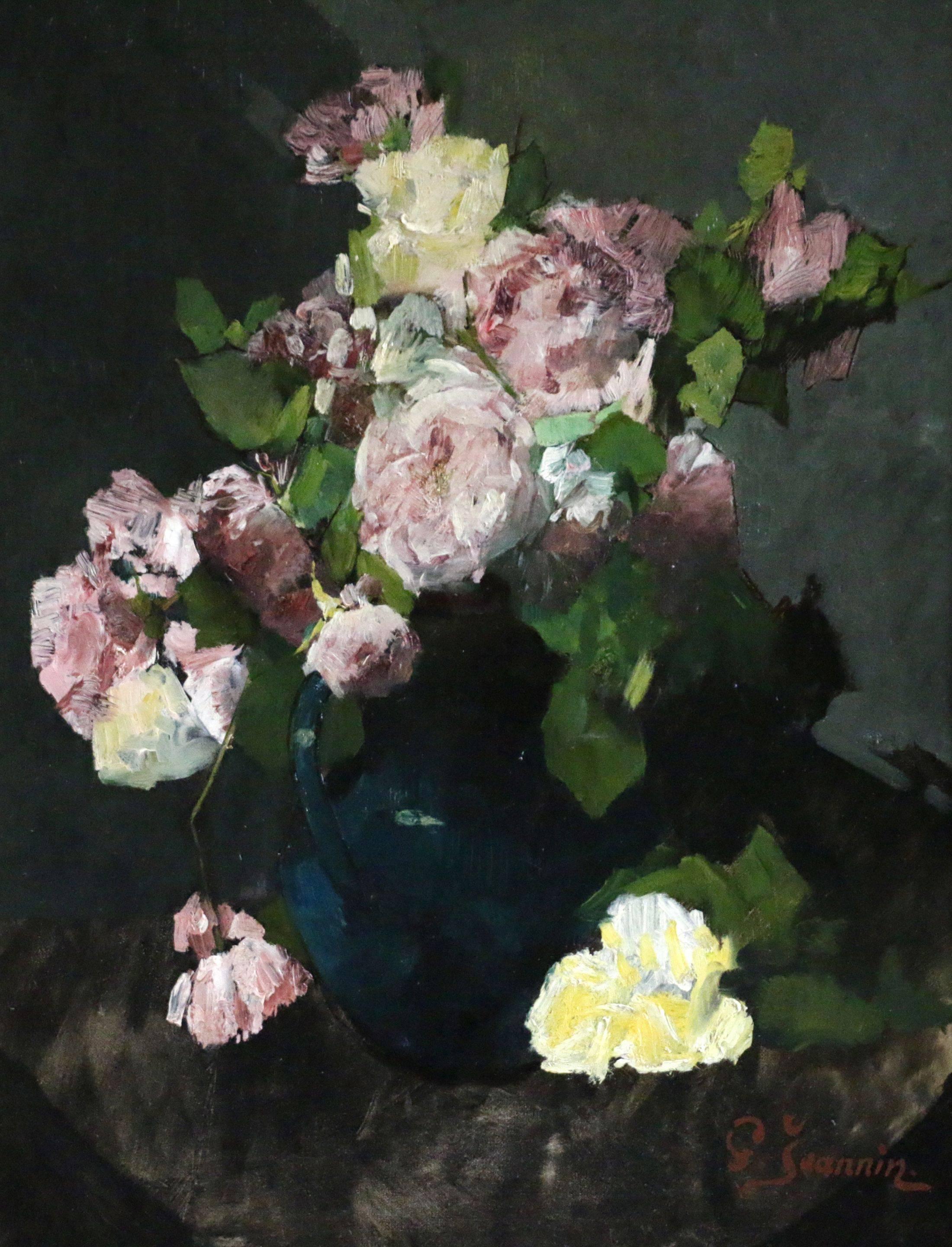 Georges Jeannin Still-Life Painting - Roses