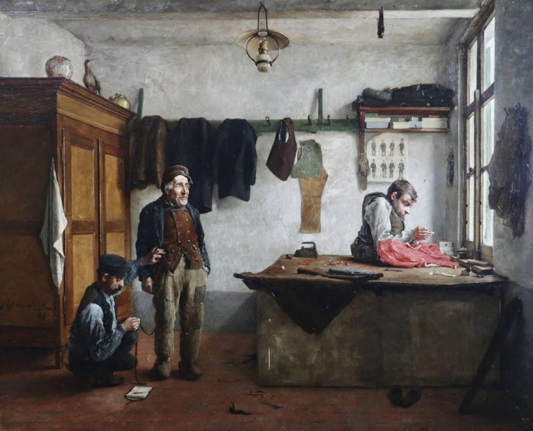 Jozef van Snick The Village Tailor at 1stDibs