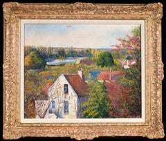 Coin de l'Oise - Pontoise - "Impressioni paesaggistiche", olio su tela di Frédéric Samuel Cordey