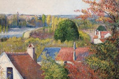 Coin de l'Oise - Pontoise - "Impressioni paesaggistiche", olio su tela di Frédéric Samuel Cordey
