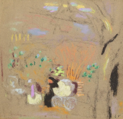 Édouard Vuillard, Square Berlioz, Paris — Signed Nabi Pastel, c. 1915, Paris