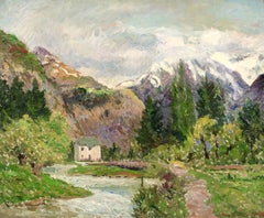 Maxime Maufra - Le Bourg-d'Oisans, Alpine Post-Impressionist Oil, 1904