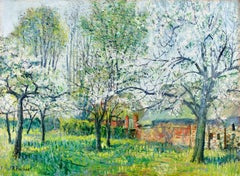 Vergers en fleurs, printemps