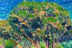 Ernest Yarrow Jones - Original 1905 signed oil painting "Jardin D'Orangers"