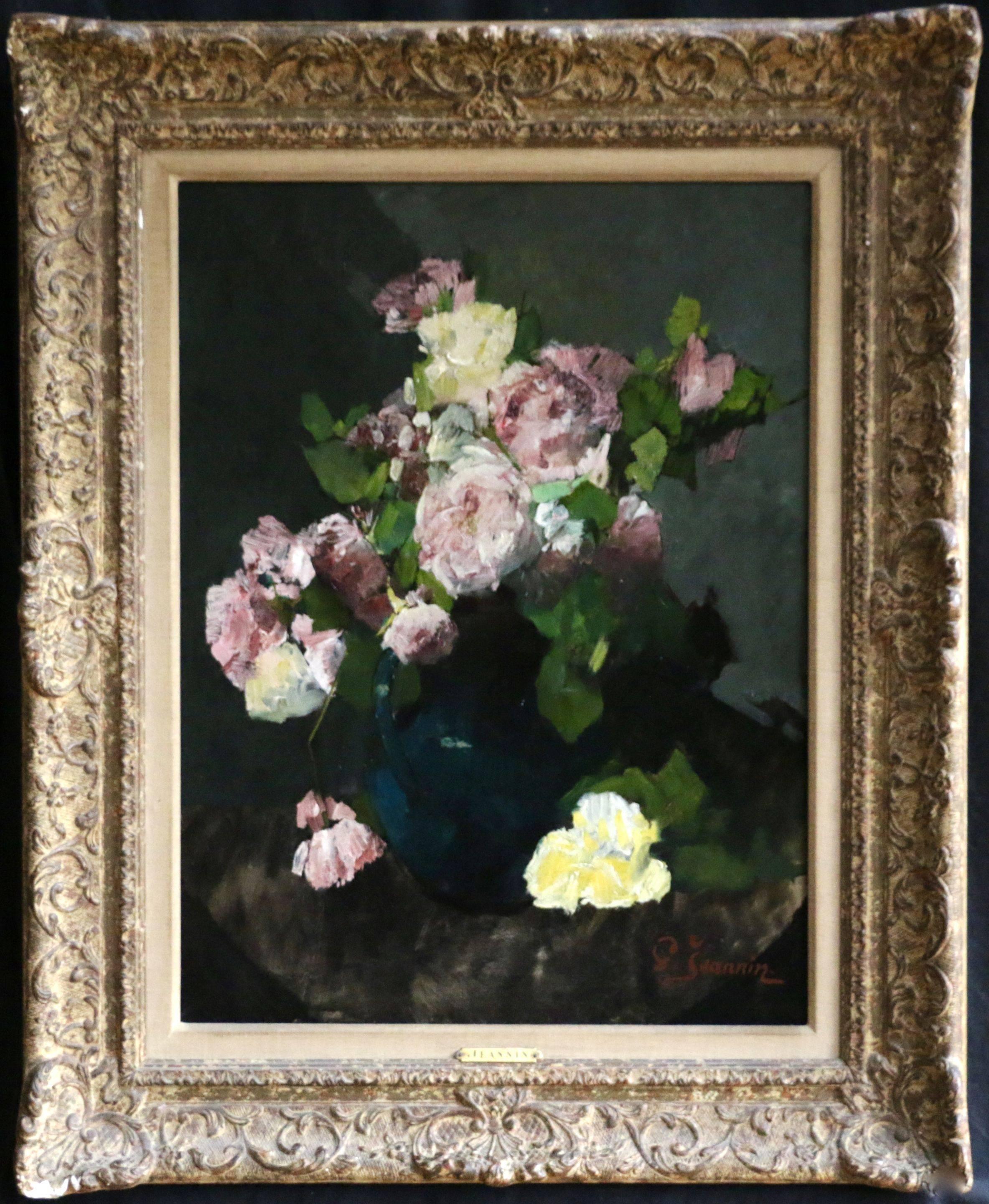 Roses - Painting by Georges Jeannin