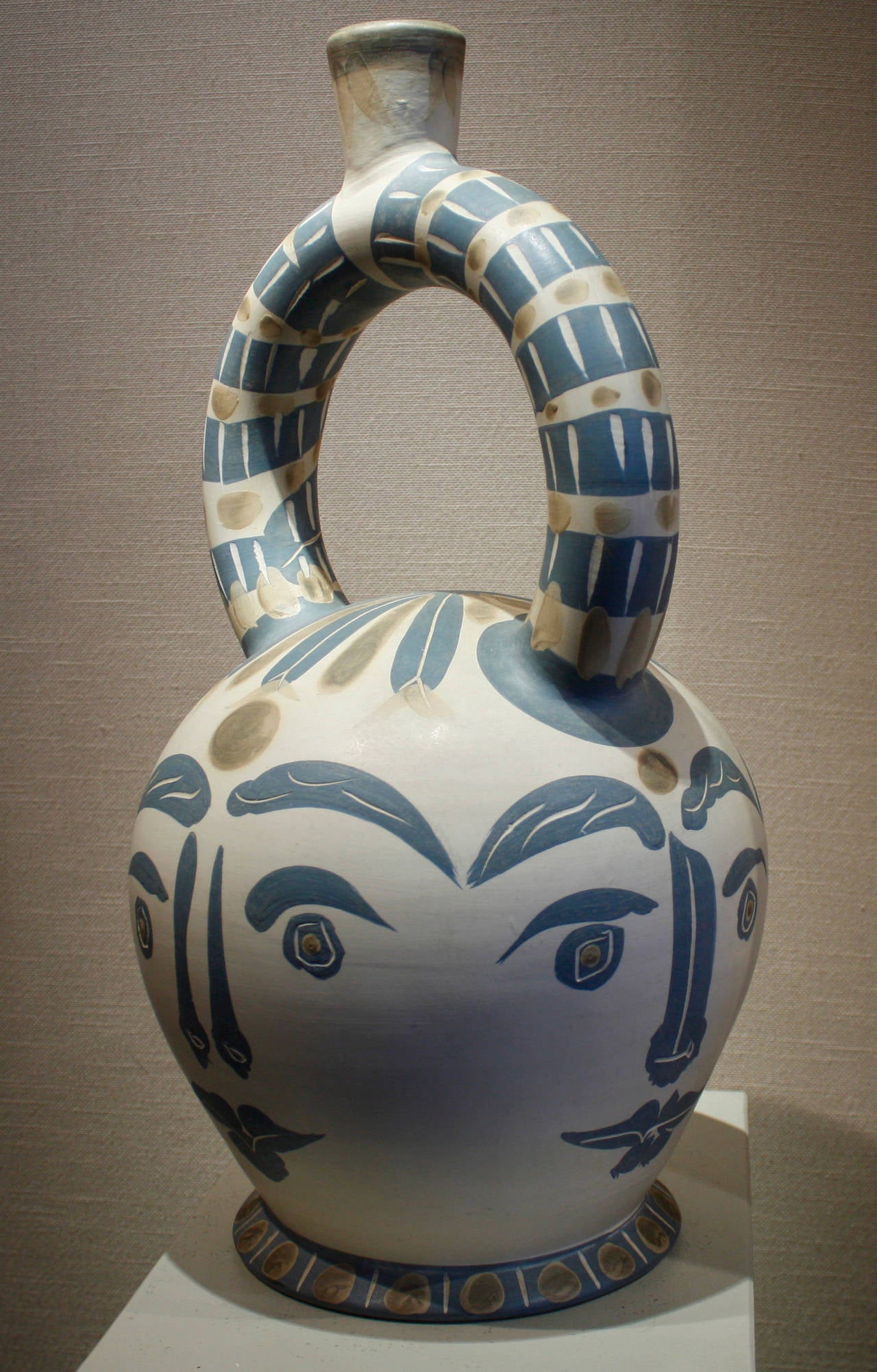 Aztec Vase with Four Faces