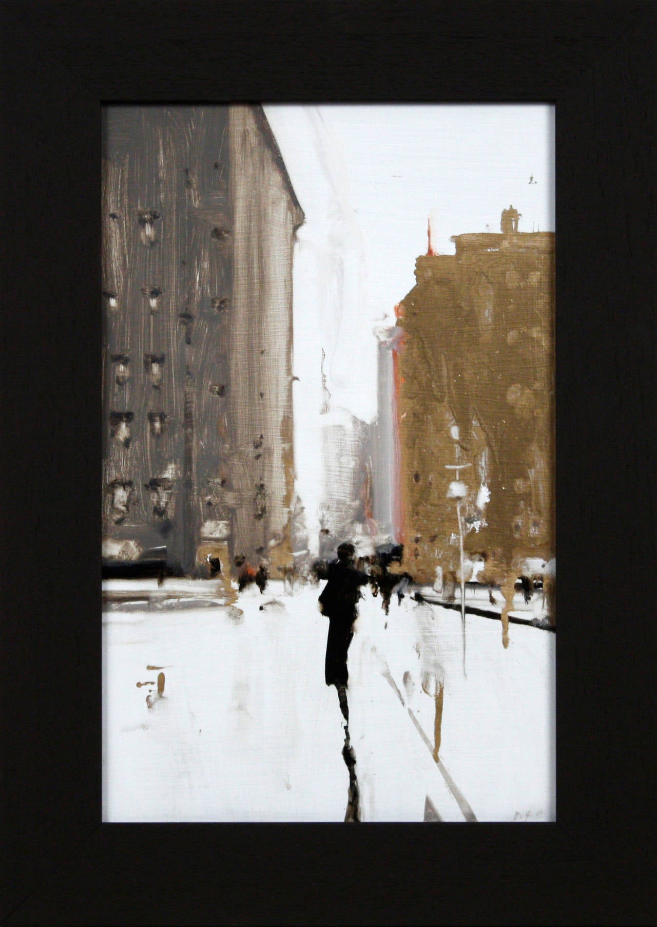 City Study 10 - Painting by Geoffrey Johnson