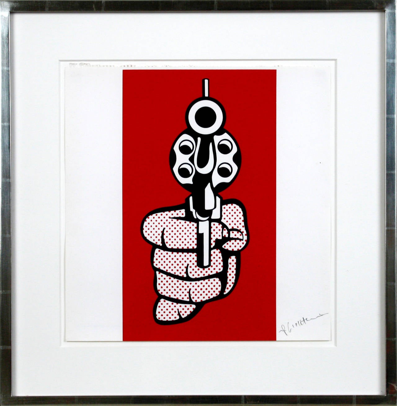 Pistol - Print by Roy Lichtenstein