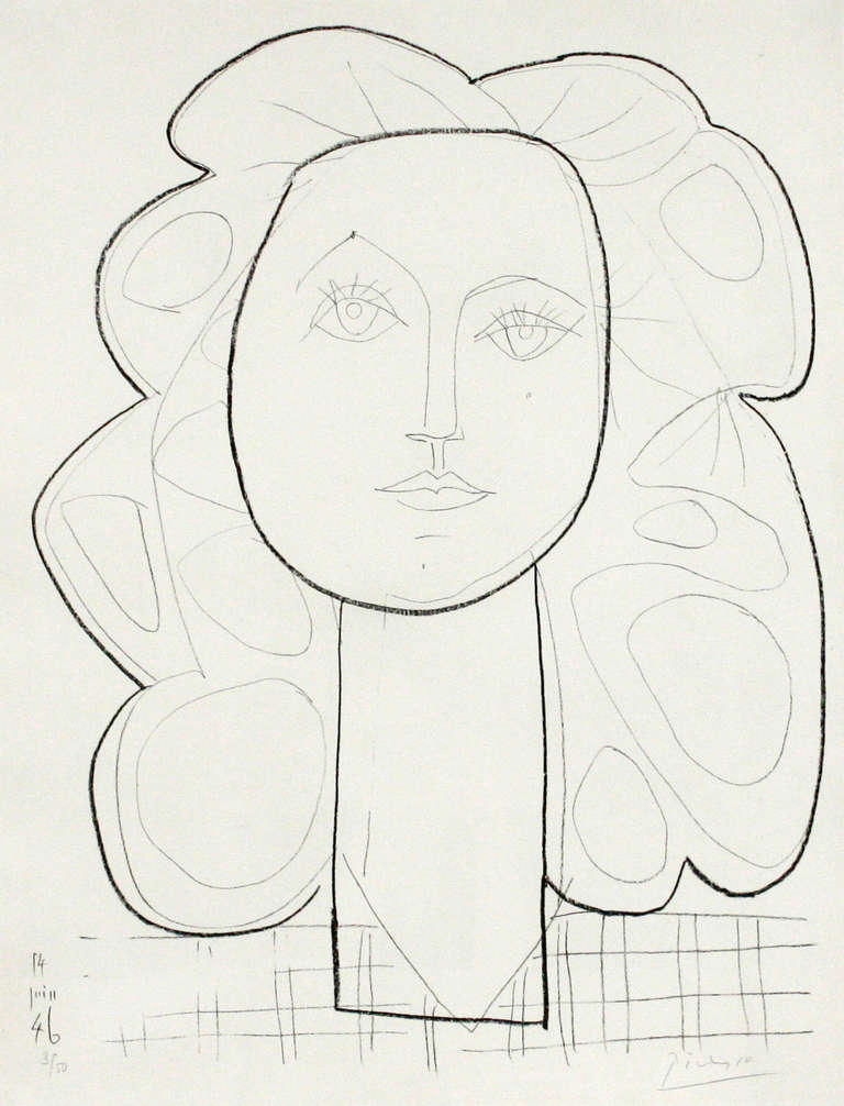 Pablo Picasso Figurative Print - Francoise