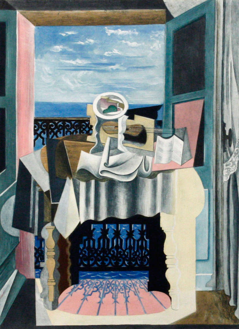 Pablo Picasso Still-Life Print – Nature Morte Devant une Fenetre, ein St. Raphael