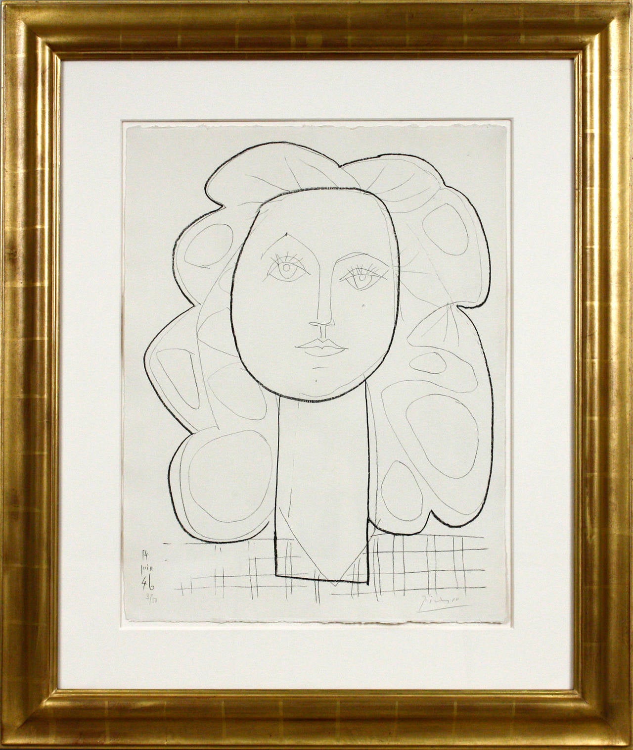 Francoise - Print by Pablo Picasso