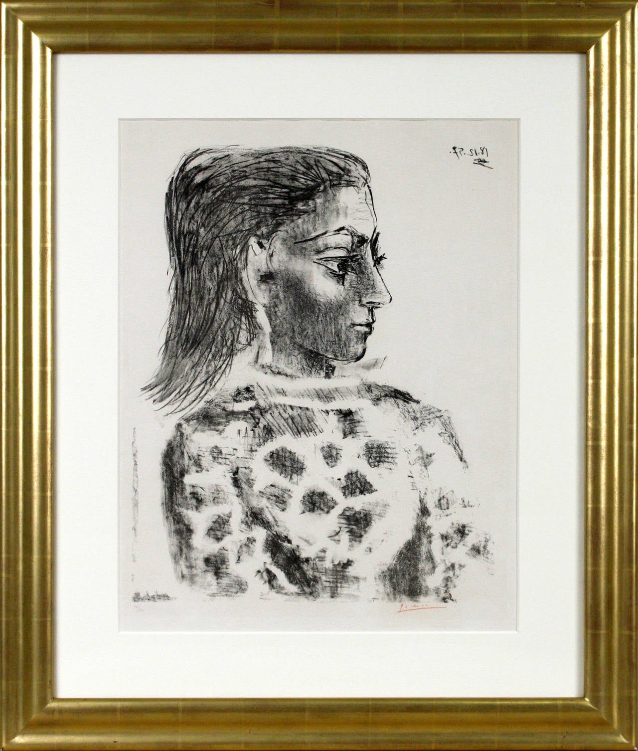 Buste au Corsage a Carreaux