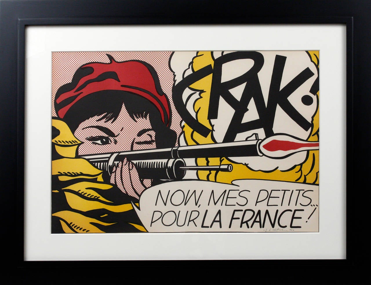 Crak! - Print by Roy Lichtenstein