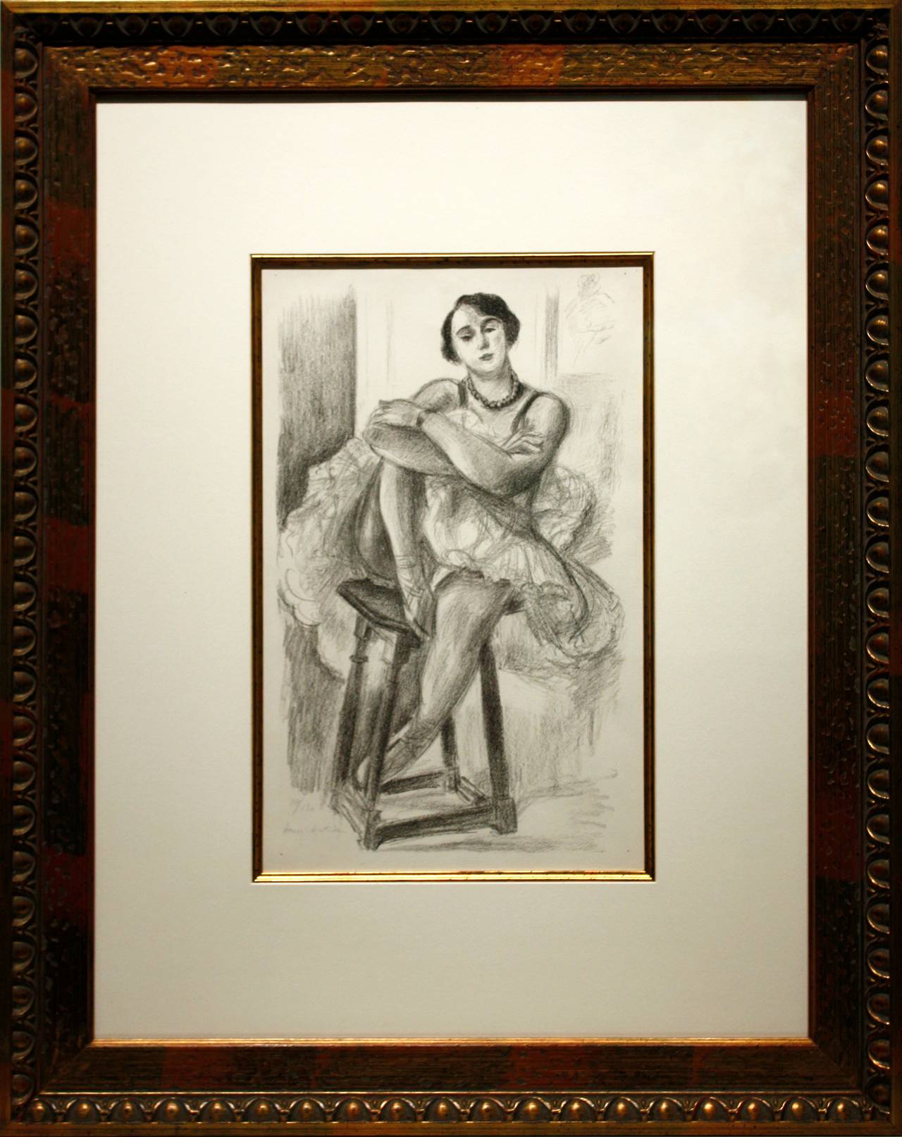 Danseuse au Tabouret - Print by Henri Matisse