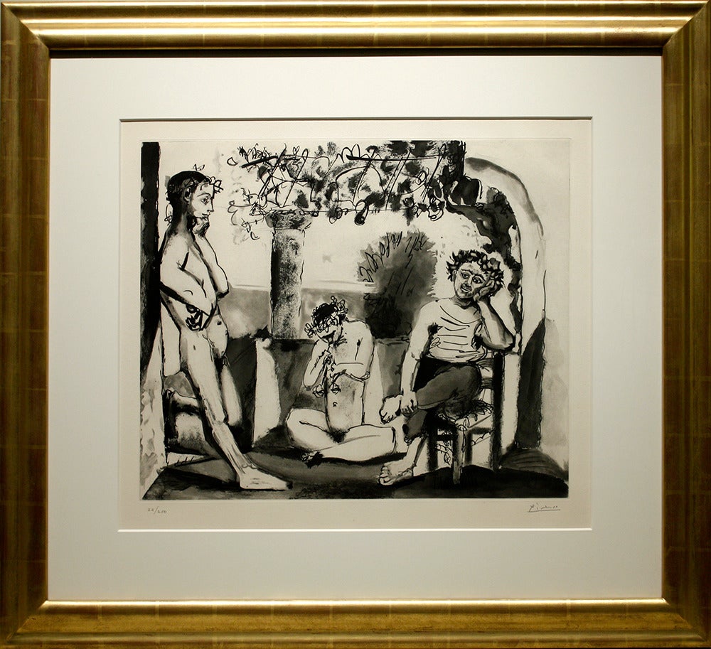 Bacchanale - Print by Pablo Picasso