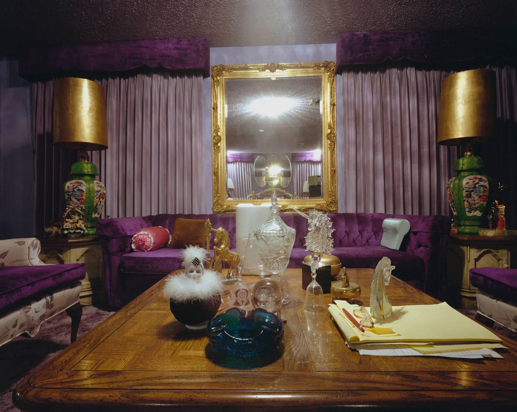 Timothy Hursley Figurative Photograph - Joe and Sally Conforte Suite, Mustang Ranch, documentary dye transfer photograph