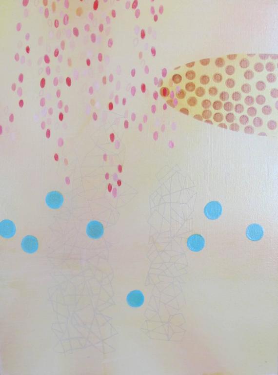 Dorothy Alig, Sense of Self ENFP, Abstract acrylic on wood panel painting, 2016 - Painting by Dorothy Alig
