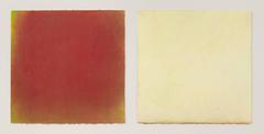Daisy Craddock, Crimson Gala, Abstract oil pastel, 2016