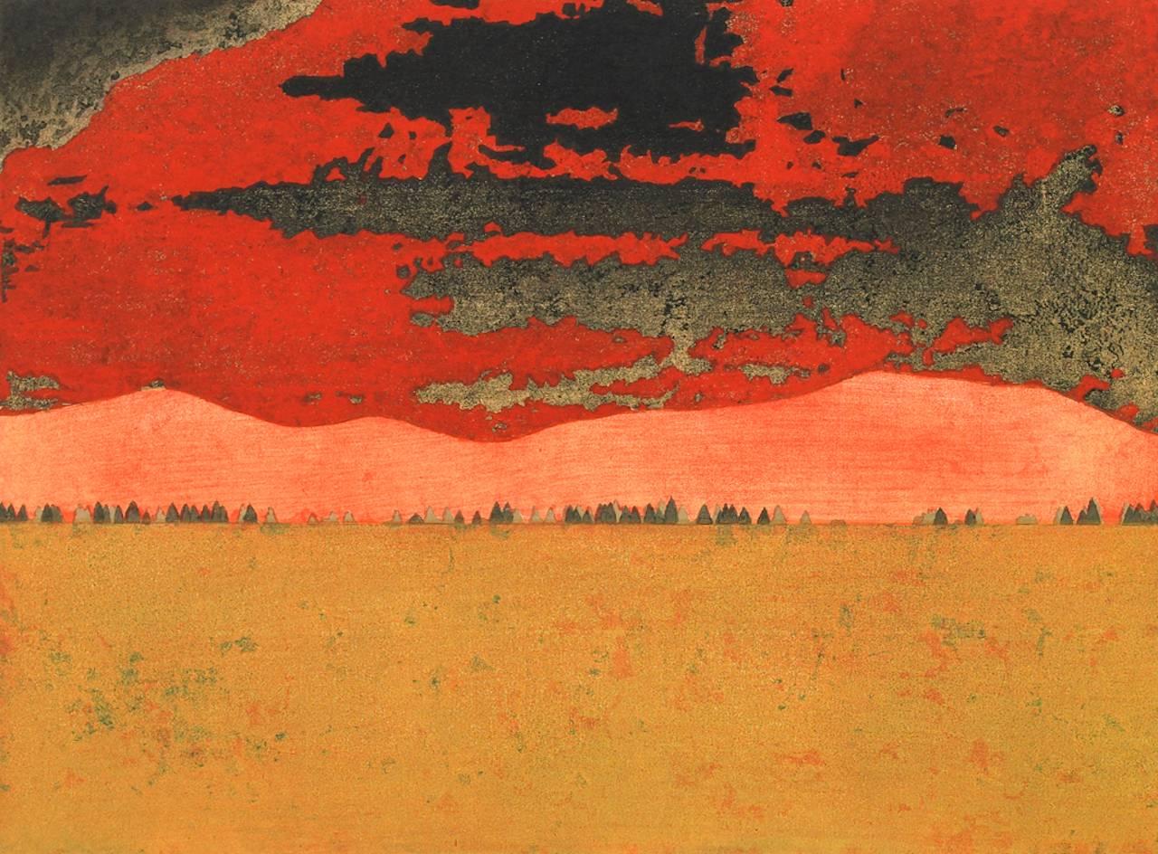 Keiji Shinohara Landscape Print - Sonata